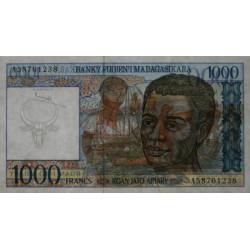 Madagascar - Pick 76a - 1'000 francs - 200 ariary - Série A - 1994 - Etat : NEUF