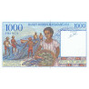 Madagascar - Pick 76b - 1'000 francs - 200 ariary - Série B - 1997 - Etat : SPL