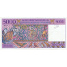 Madagascar - Pick 78b - 5'000 francs - 1'000 ariary - Série A - 1997 - Etat : SUP