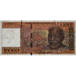 Madagascar - Pick 79a - 10'000 francs - 2'000 ariary - Série A - 1995 - Etat : TB+