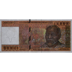 Madagascar - Pick 79b - 10'000 francs - 2'000 ariary - Série B - 1997 - Etat : TTB