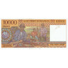 Madagascar - Pick 79b - 10'000 francs - 2'000 ariary - Série B - 1997 - Etat : SPL