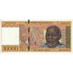 Madagascar - Pick 79b - 10'000 francs - 2'000 ariary - Série B - 1997 - Etat : TTB-