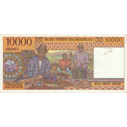 Madagascar - Pick 79b - 10'000 francs - 2'000 ariary - Série B - 1997 - Etat : TTB-