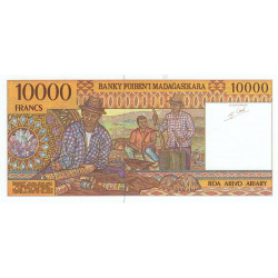 Madagascar - Pick 79b - 10'000 francs - 2'000 ariary - Série B - 1997 - Etat : NEUF