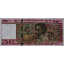 Madagascar - Pick 82 - 25'000 francs - 5'000 ariary - Série A - 1998 - Etat : SPL