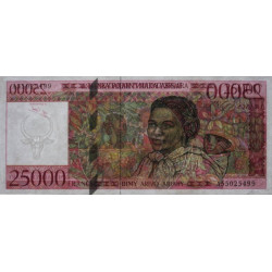 Madagascar - Pick 82 - 25'000 francs - 5'000 ariary - Série A - 1998 - Etat : SUP+