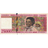 Madagascar - Pick 82 - 25'000 francs - 5'000 ariary - Série A - 1998 - Etat : TB+