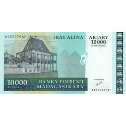 Madagascar - Pick 85 - 10'000 ariary - 50'000 francs - Série A F - 2003 - Etat : NEUF