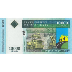 Madagascar - Pick 85 - 10'000 ariary - 50'000 francs - Série A F - 2003 - Etat : NEUF