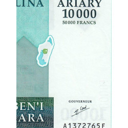 Madagascar - Pick 85 - 10'000 ariary - 50'000 francs - Série A F - 2003 - Etat : NEUF