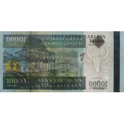 Madagascar - Pick 85 - 10'000 ariary - 50'000 francs - Série A G - 2003 - Etat : SUP