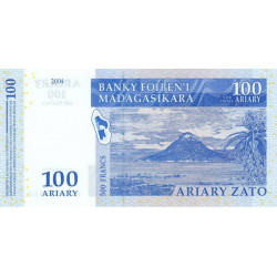 Madagascar - Pick 86b - 100 ariary - 500 francs - Série B D - 2004 (2007) - Etat : NEUF