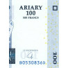 Madagascar - Pick 86b - 100 ariary - 500 francs - Série B D - 2004 (2007) - Etat : NEUF