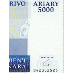 Madagascar - Pick 91b - 5'000 ariary - Série B D - 2009 - Etat : NEUF