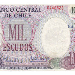 Chili - Pick 146_1 - 1'000 escudos - Série B 3 - 1973 - Etat : TB+