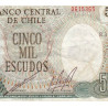 Chili - Pick 147b_1 - 5'000 escudos - Série B 3 - 1974 - Etat : TB