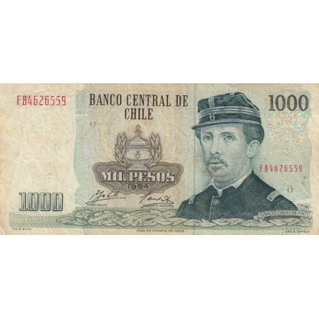 Chili - Pick 154e_4b - 1'000 pesos - Série FB - 1994 - Etat : TB-