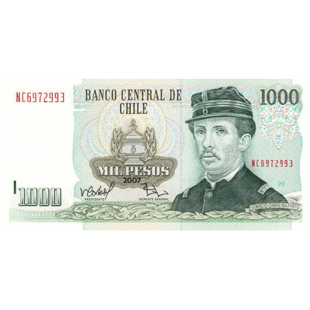 Chili - Pick 154g_2b - 1'000 pesos - Série NC - 2007 - Etat : NEUF