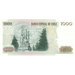 Chili - Pick 154g_3 - 1'000 pesos - Série AG - 2008 - Etat : NEUF