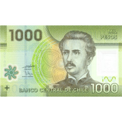 Chili - Pick 161a - 1'000 pesos - Série EA - 2010 - Polymère - Etat : NEUF