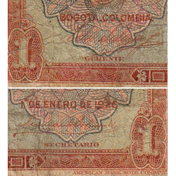 Colombie - Pick 371 - 1 peso oro - 01/01/1926 - Etat : B-