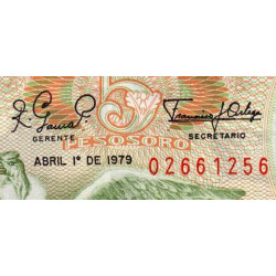 Colombie - Pick 406f2 - 5 pesos oro - 01/04/1979 - Etat : NEUF