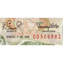 Colombie - Pick 406f4 - 5 pesos oro - 01/01/1981 - Etat : NEUF