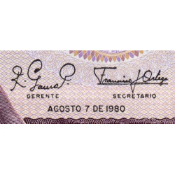 Colombie - Pick 407g2 - 10 pesos oro - 07/08/1980 - Etat : NEUF