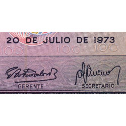 Colombie - Pick 415_1 - 100 pesos oro - 20/07/1973 - Etat : NEUF