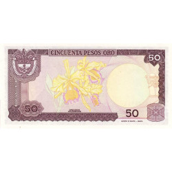 Colombie - Pick 425b - 50 pesos oro - 01/01/1986 - Etat : NEUF