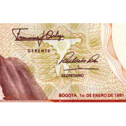 Colombie - Pick 426e2 - 100 pesos oro - 01/01/1991 - Etat : NEUF