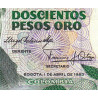 Colombie - Pick 428 - 200 pesos oro - 01/04/1983 - Etat : TTB