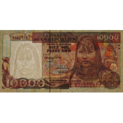 Colombie - Pick 437 - 10'000 pesos oro - Commémoratif - 1992 - Etat : NEUF
