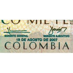 Colombie - Pick 452i - 5'000 pesos - 18/08/2007 - Etat : NEUF