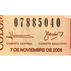 Colombie - Pick 456d - 1'000 pesos -07/11/ 2006 - Etat : NEUF