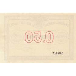 Boulogne-sur-Mer - Pirot 31-1 - 50 centimes - Sans série - 14/08/1914 - Etat : SPL+