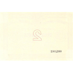 Boulogne-sur-Mer - Pirot 31-7 - 2 francs - Sans série - 14/08/1914 - Etat : NEUF