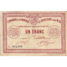 Boulogne-sur-Mer - Pirot 31-4 - 1 franc - Sans série - 14/08/1914 - Etat : TB-