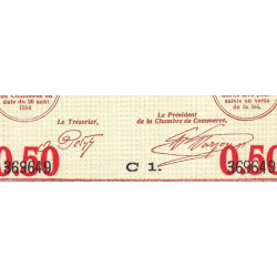 Boulogne-sur-Mer - Pirot 31-14 - Série C1 - 50 centimes - 14/08/1914 - Etat : SUP à SPL