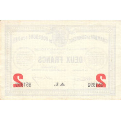 Boulogne-sur-Mer - Pirot 31-21 variété - Série A1 - 2 francs - 07/07/1916 - Etat : SUP+