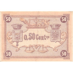 Boulogne-sur-Mer - Pirot 31-29 - 50 centimes - 04/06/1920 - Etat : TTB+