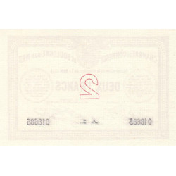 Boulogne-sur-Mer - Pirot 31-13 - Série A1 - 2 francs - 14/08/1914 - Etat : SPL+