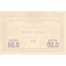 Boulogne-sur-Mer - Pirot 31-23 variété - Série C1 - 50 centimes - 07/07/1916 - Etat : SUP+