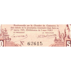 Boulogne-sur-Mer - Pirot 31-26 - 50 centimes - 05/03/1920 - Etat : SUP+