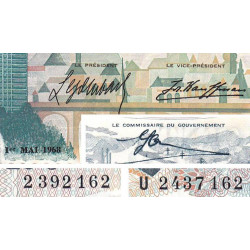 Luxembourg - Pick 14 - 100 francs - Série U 2437 - 01/05/1968 - Etat : SUP+