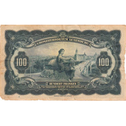 Luxembourg - Pick 39 - 100 francs - Série D - 1934 - Etat : AB