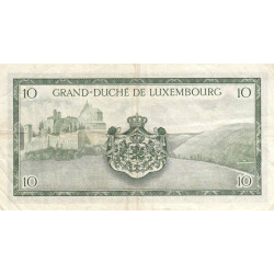 Luxembourg - Pick 48a_3 - 10 francs - Série J - 1964 - Etat : TB+