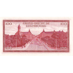 Luxembourg - Pick 56a - 100 francs - Série E - 15/07/1970 - Etat : pr.NEUF