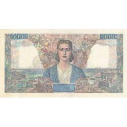 F 47-07 - 27/04/1944 - 5000 francs - Empire Français - Etat : SUP-